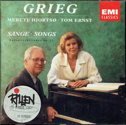 Merete Hjortsø Tom Ernst Grieg 1993 CD Klassisk Elffina s