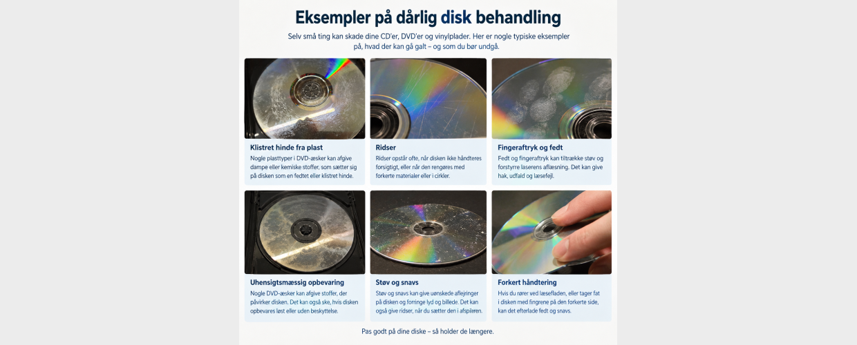 Eksempel p&aring; d&aring;rlig disk behandling