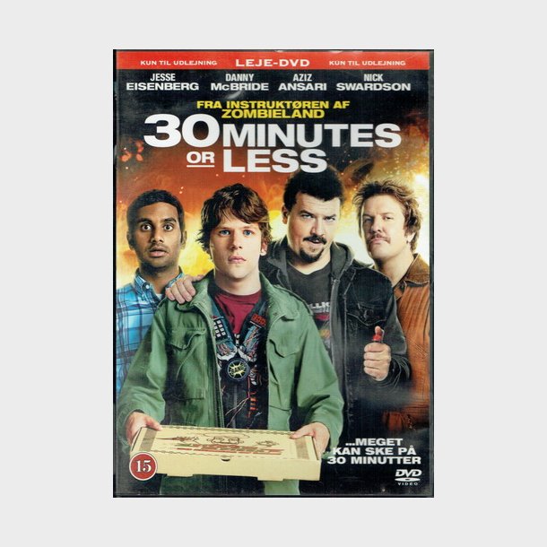 30 Minutes Or Less 2011 Dvd Elffinas Genbrug