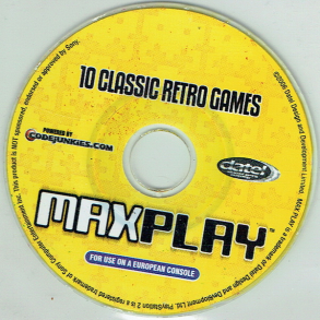 10 Classic Retro Games MaxPlay (2006) (PS2 MiniCD)