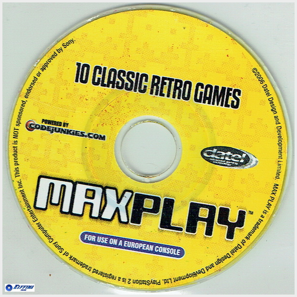 10 Classic Retro Games MaxPlay (2006) (PS2 MiniCD)