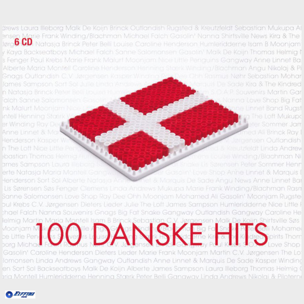 100 Danske Hits (2009) (6xCD Fat)