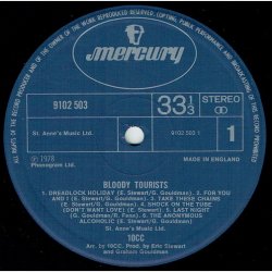 10CC - Bloody Tourists (1978) (9102 503)