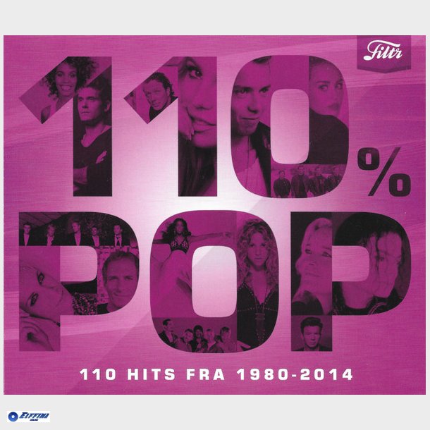 110% Pop (110 Hits Fra 1980-2014) 6xCD Fat Case