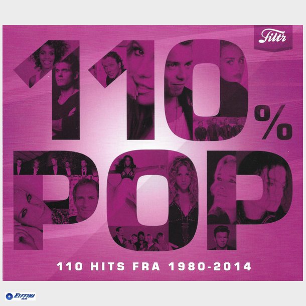 110% Pop (110 Hits Fra 1980-2014) 6xCD (Fat)