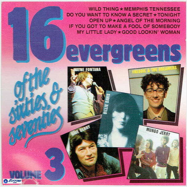 16 Evergreens Of The Sixties &amp; Seventies Vol 3