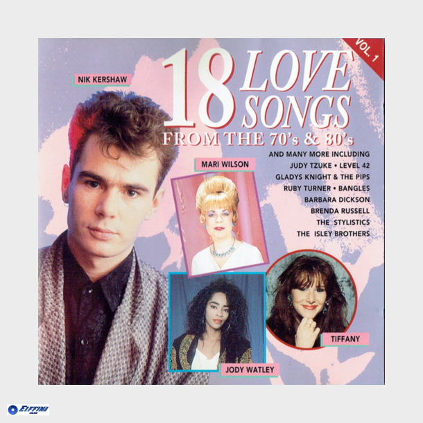 18 Love Songs From The 70's &amp; 80's Vol 1 (1993)
