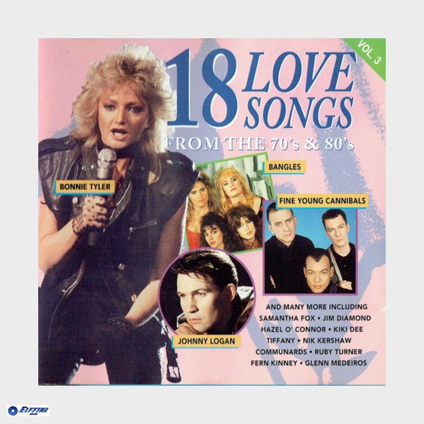 18 Love Songs From The 70's &amp; 80's Vol 3 (1992)