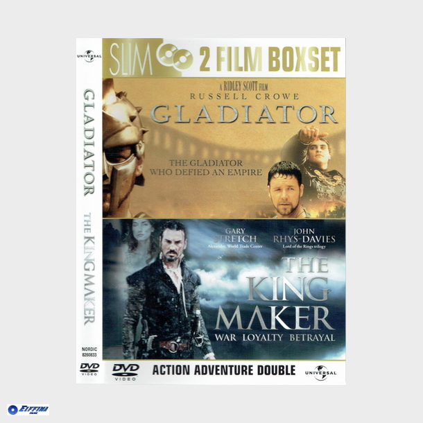 2 Film Slim Boxset Action Adventure Double