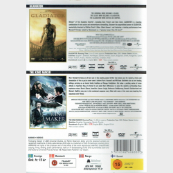 2 Film Slim Boxset Action Adventure Double