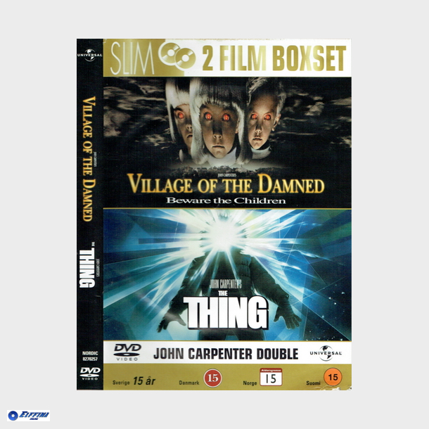 2 Film Slim Boxset John Carpenter Double