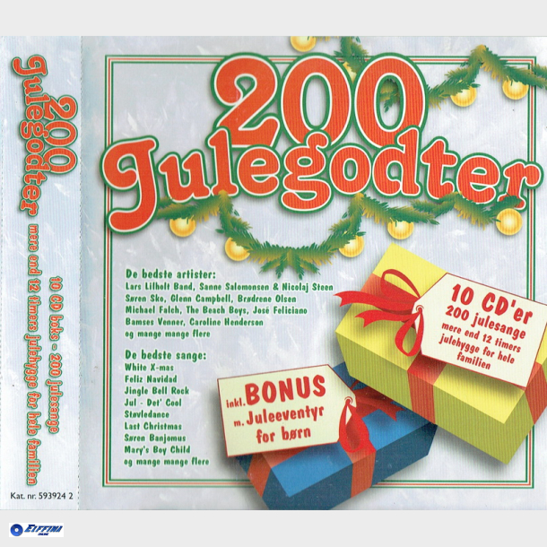 200 Julegodter (2003) (10xCD)