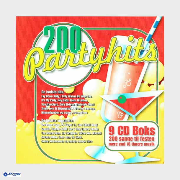 200 Partyhits (2003) 9xCD Boks