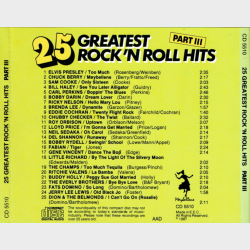 25 Greatest Rock'n' Roll Hits Part III (1987)