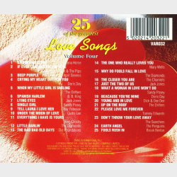 25 Of The Greatest Love Songs Vol 4