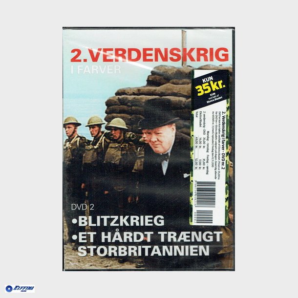 2nd Verdenskrig i Farver DVD2 (2009) - NY