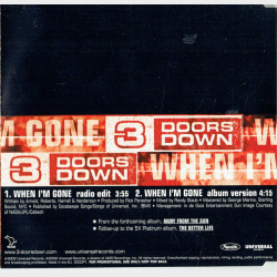 3 Doors Down - When I'm Gone (2002) (Promo)