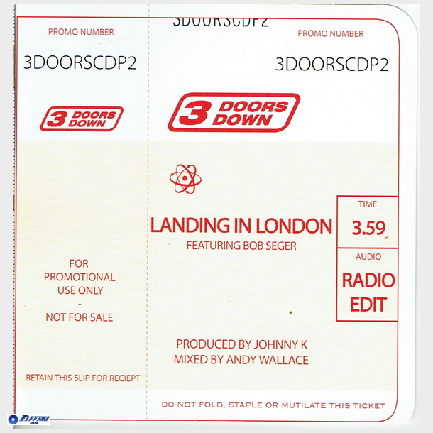 3 Doors Down ft. Bob Seger - Landing In London (2005) (Promo)