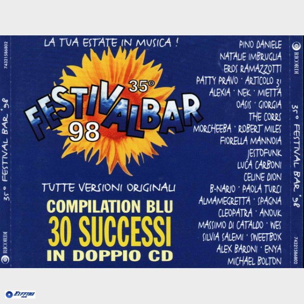 35&deg; Festivalbar 98 - Compilation Blu (1998) (Fat)