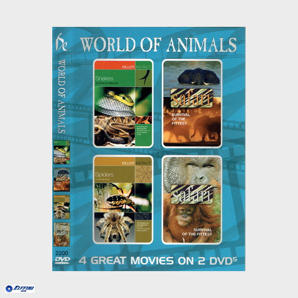 4 Great Movies - World Of Animals