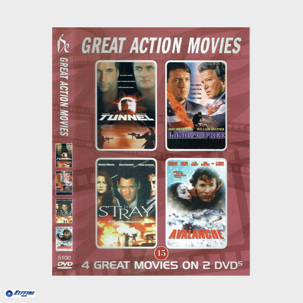 4 Great Movies On 2 DVD - Great Action Movies Nr. 5100