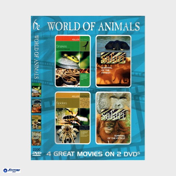 World Of Animals (4 Great Movies On 2 DVD)