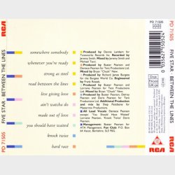 5 (Five) Star - Between The Lines (1987)