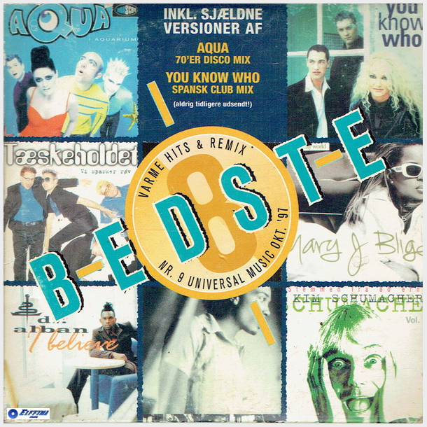 8 Bedste Nr. 9 Okt. 97 Varme Hits &amp; Remix (1997)