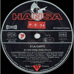 A La Carte - Do Wah Diddy Diddy Round (1980)