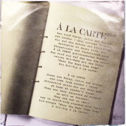 A La Carte - When The Boys Come Home (1979)