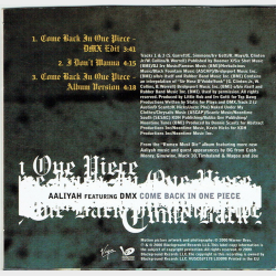 Aaliyah ft. DMX - Come Back In One Piece (2000) (Promo)