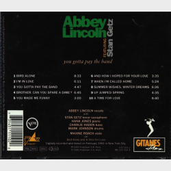 Abbey Lincoln featuring Stan Getz - You Gotta Pay The Band (1991)