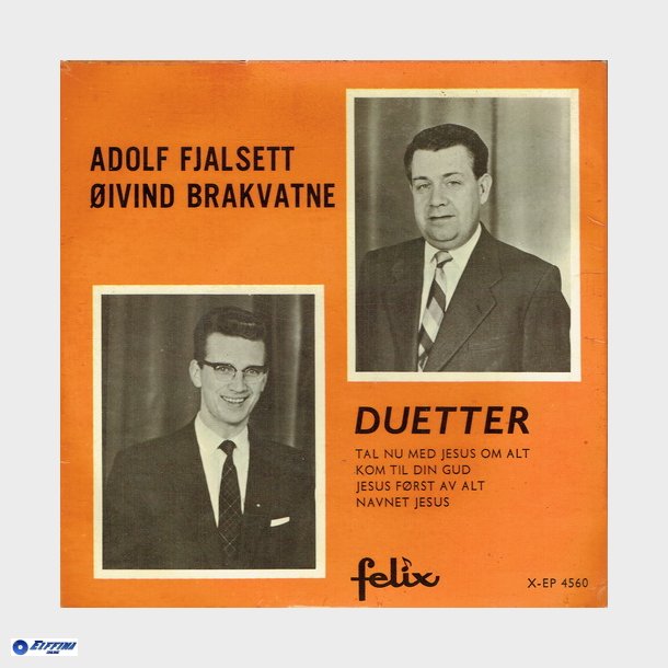 Adolf Fjalsett &amp; ivind Brakvetne - Duetter