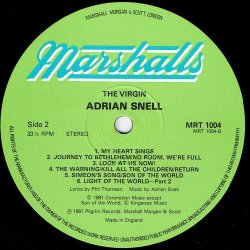 Adrian Snell - The Virgin (1981)