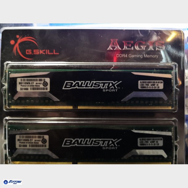 Aegis Ballistix Sport F4-3000C160-32GISB DDR4 Gaming Memory