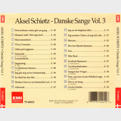 Aksel Schi�tz - Danske Sange Vol. 3 (1991) (EMI Classics)