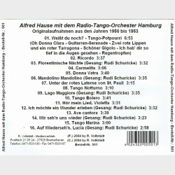 Alfred Hause Mit Dem Radio-Tango-Orchester
