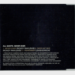 All Saints - All Saints Never Ever (1997)