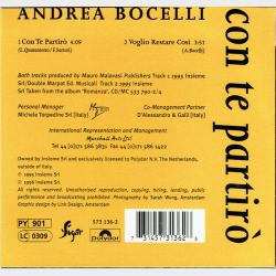 Andrea Bocelli - Con Te Partiro