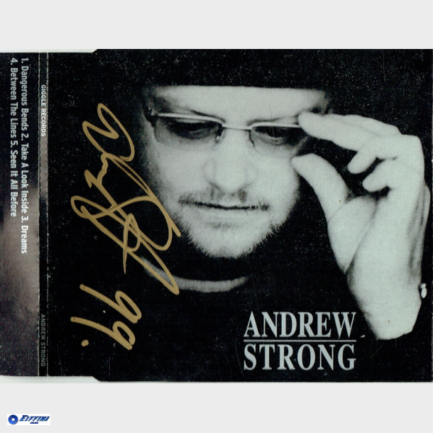 Andrew Strong - Dangerous Bends (2000) (Promo Autograf)