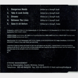 Andrew Strong - Dangerous Bends (2000) (Promo Autograf)