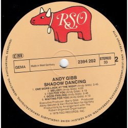Andy Gibb - Shadow Dancing (West Germany) (1978)