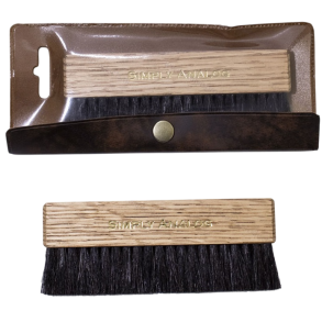 Anti-Static Pladebrste Lys Eg & Gedehr m. Etui.