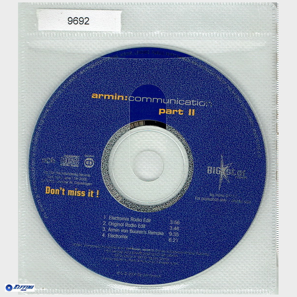 Armin - Communication Part II (2000) (Promo)