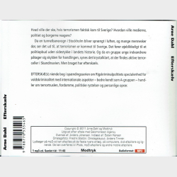 Arne Dahl - Eftersk�lv (2011) (Jewel) - NY