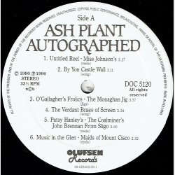 Ash Plant - Autographed (1990)
