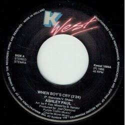 Ashley Paul - When Boy's Cry (1988)