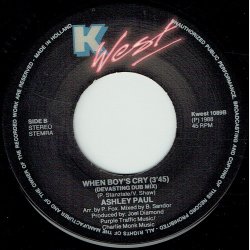 Ashley Paul - When Boy's Cry (1988)