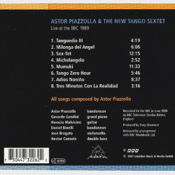 Astor Piazzolla &amp; The New Tango Sextett - Live At The BBC 1989 (1997)