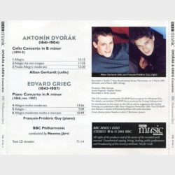 BBC Magazine Vol 10 No 3 - Dvorak &amp; Grieg Concerto (2001)